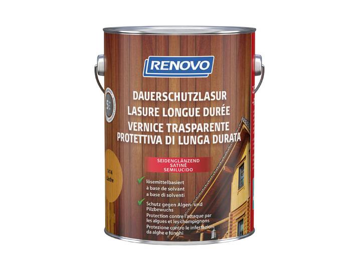 Renovo Dauerschutzlasur Lärche 2.5 l Seidenglanz