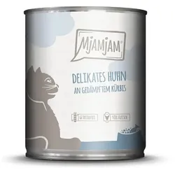 MjAMjAM Katze Sparpaket 12x800g  Huhn mit Kürbis