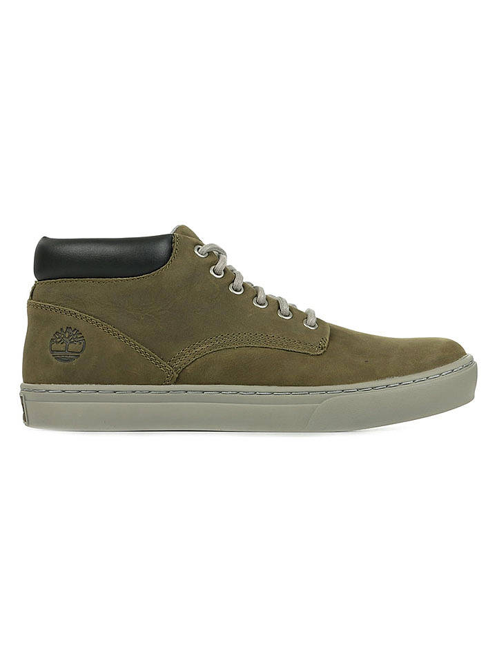 Timberland Leder-Sneakers in Khaki - 42