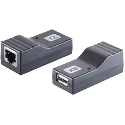 USB 2.0 Ethernet Verlängerung, RJ45, Cat.5e, 50m
