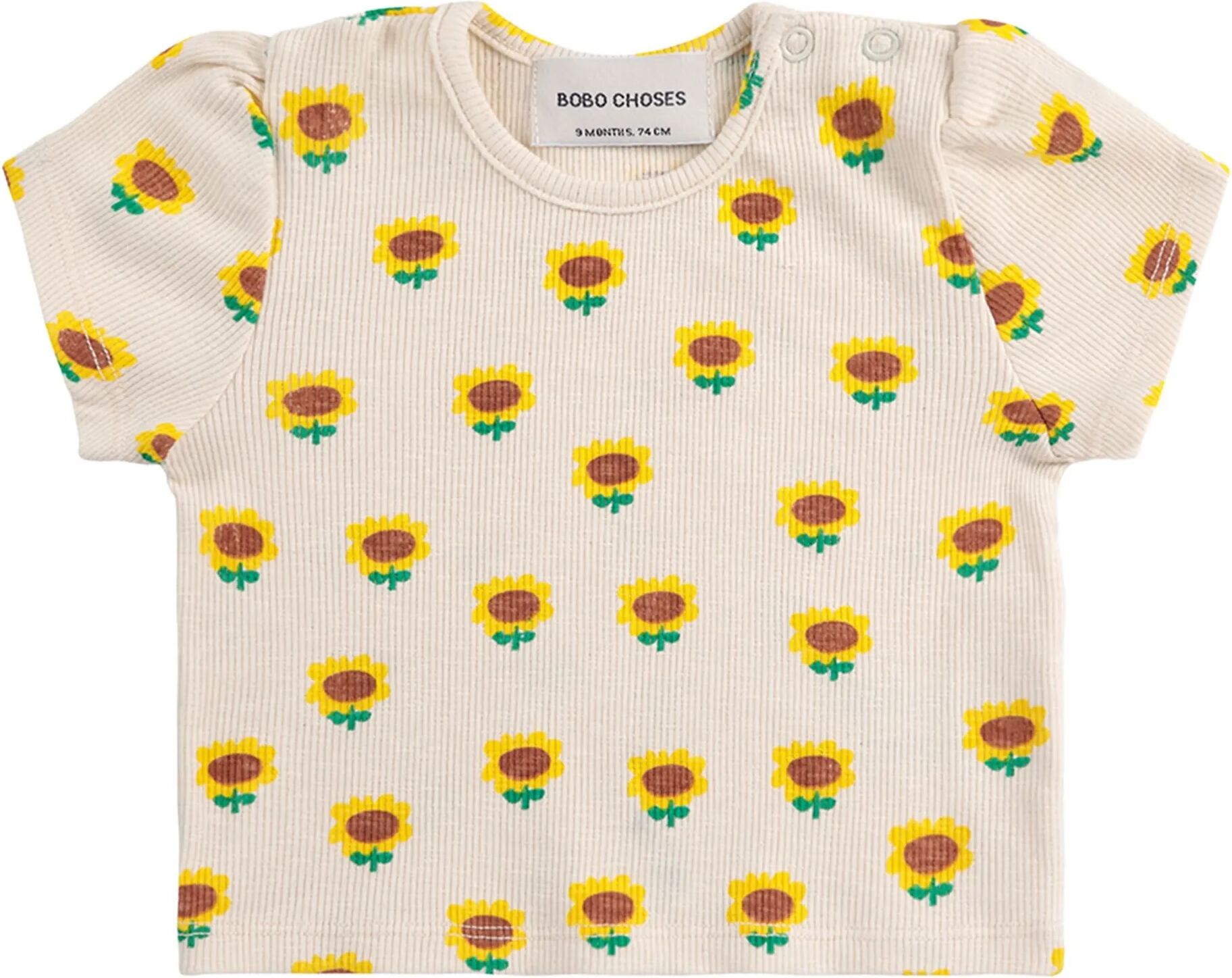 Bobo Choses T-Shirt Tournesol Ecru 6 mois