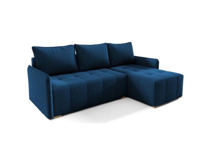 Sepro Meble Ecksofa Granatowy Grend Rechts, Mehrfarbig, 210x140 cm, Wohnzimmer, Sofas & Couches, Wohnlandschaften, Ecksofas
