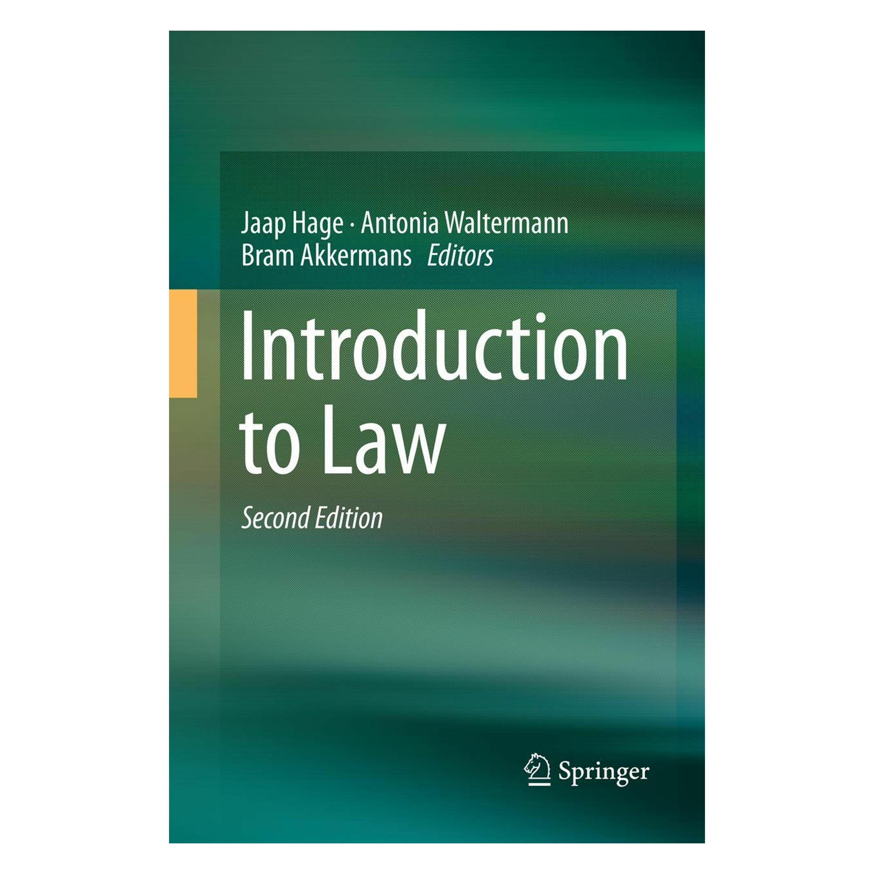 Springer Introduction to Law (Englisch, Softcover, Antonia Waltermann, Bram Akkermans, Jaap Hage) (56051093)