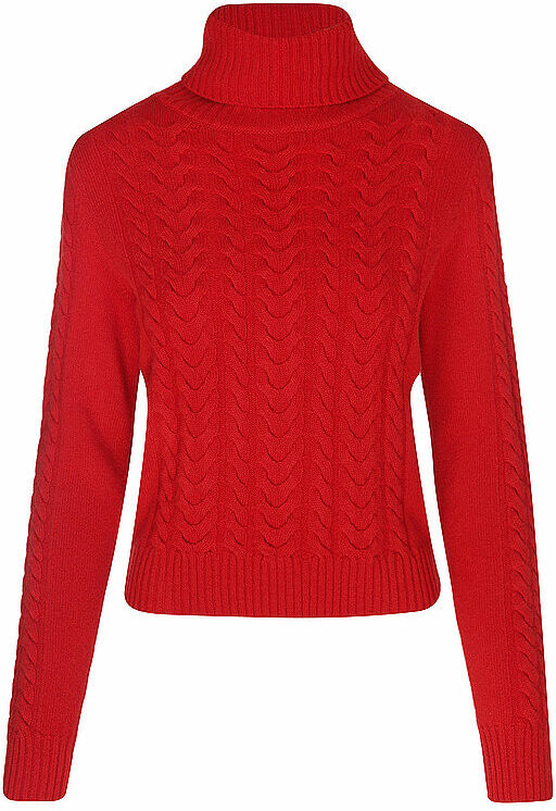 LENA HOSCHEK Rollkragenpullover STANLEY rot   S S