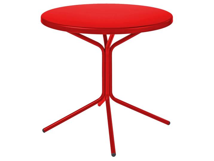 Metall-Beistelltisch Pix Rund von Schaffner / Farbe: Rot / Grösse: x cm