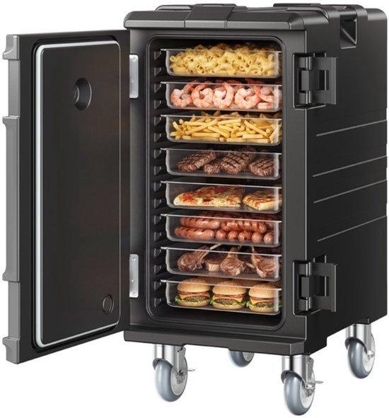 Isolierte Lebensmittelbehälterhalterung, 114 Liter - Vorlader, nicht elektrisch - 120 Liter Fassungsvermögen - Material: LLDPE - Für Gastronomie und Restaurants - Isolierbox