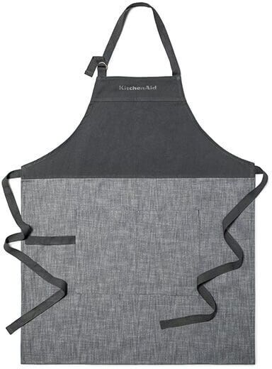 KitchenAid Tabbed Apron Charcoal Grey