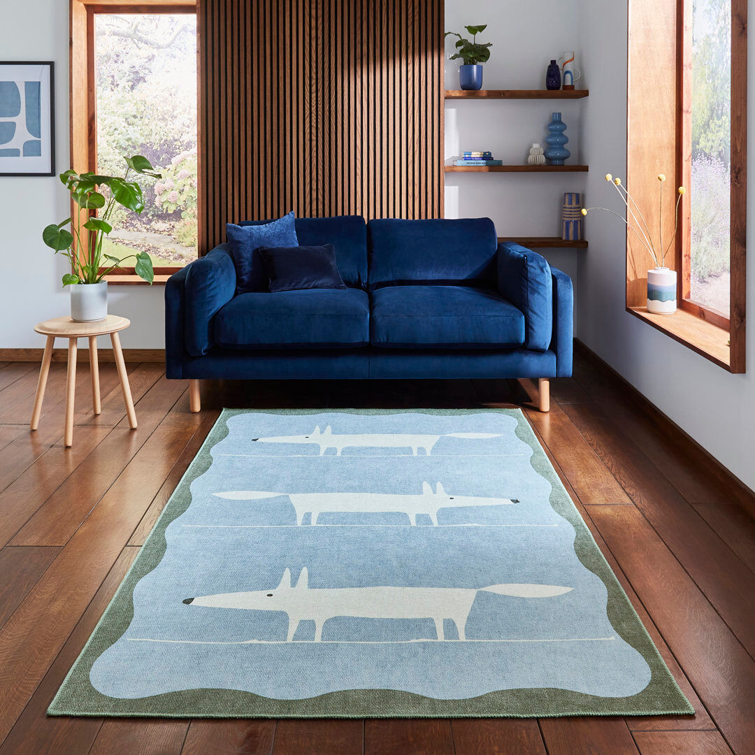 Scion Living Scion Animal Print Digitally Printed 76cm X 150cm Area Rug Pink Rectangle 76 x 150 cm