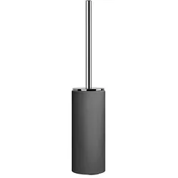 Gessi Anello Toilettenbürstengarnitur, Standmodell, Behälter schwarz matt, 63744706, Farbe: Metall Schwarz PVD
