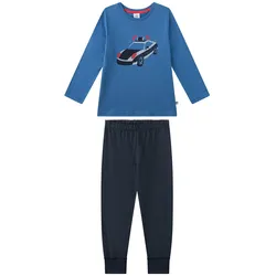 Schlafanzug Polizei lang Jungen Pyjama