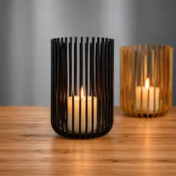 Design Kerzenhalter Pedro Mattschwarz
