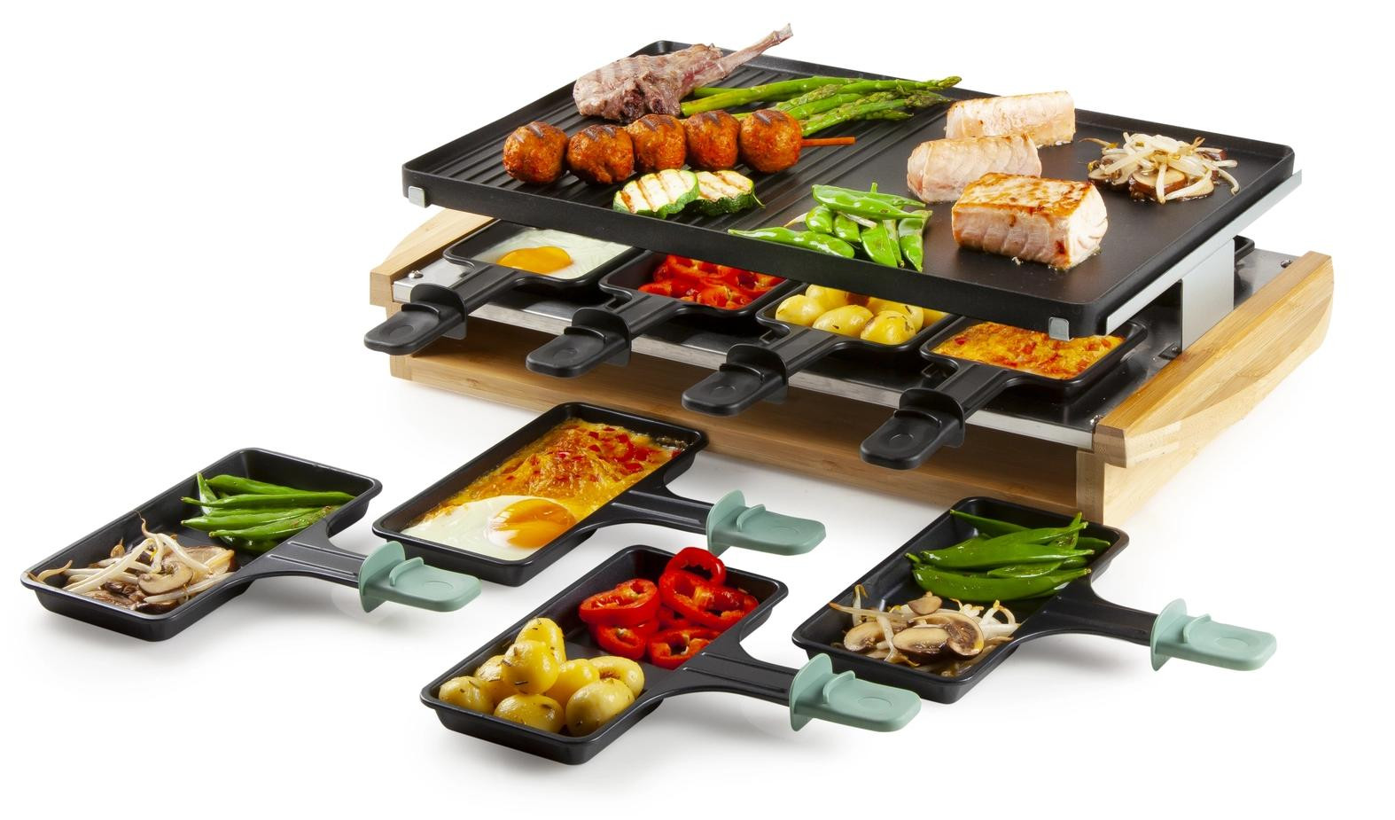 Domo Raclette-apparaat Bamboo D09246G