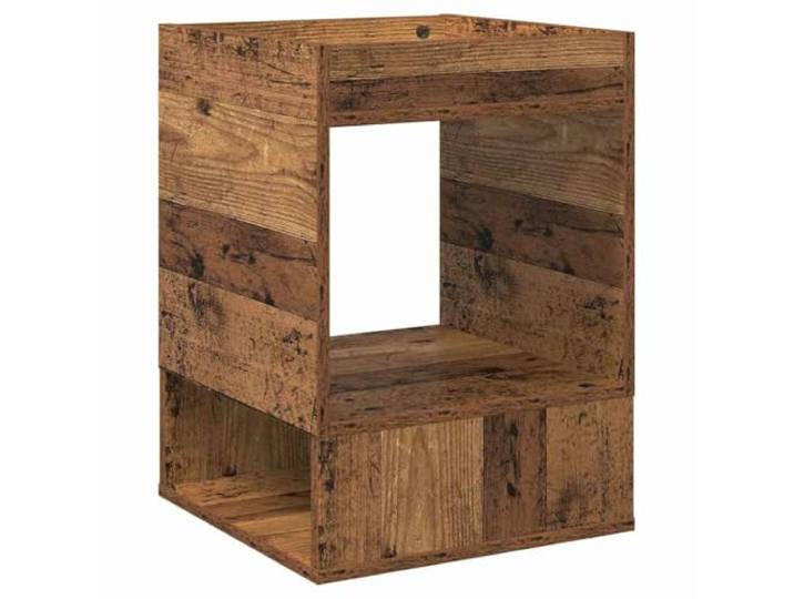 GPUTYGHN Beistelltisch 2 STK. Altholz 40 x 40 x 56 cm Holzwerkstoff Rechteckige Ablagefläche, Holzwerkstoff, Innenbereich, pflegeleicht, modernes Design, Wohnzimmer