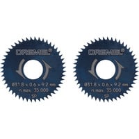 Kreissägeblatt Ø 31,8 mm (546) 2 Stück, Schaft Ø 3,2 mm