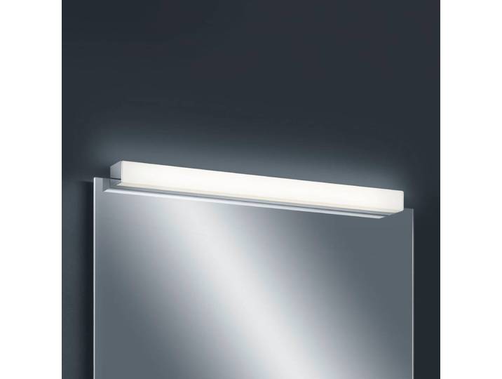 LED-wandlamp Lado, chroom / zilver, Badkamer, metaal, Modern, LED wandlamp