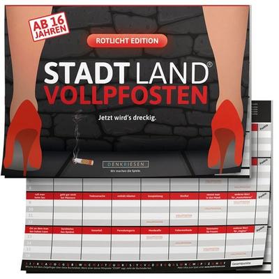 DENKRIESEN - STADT LAND VOLLPFOSTEN® - ROTLICHT EDITION 'Jetzt wird's dreckig.' - A4