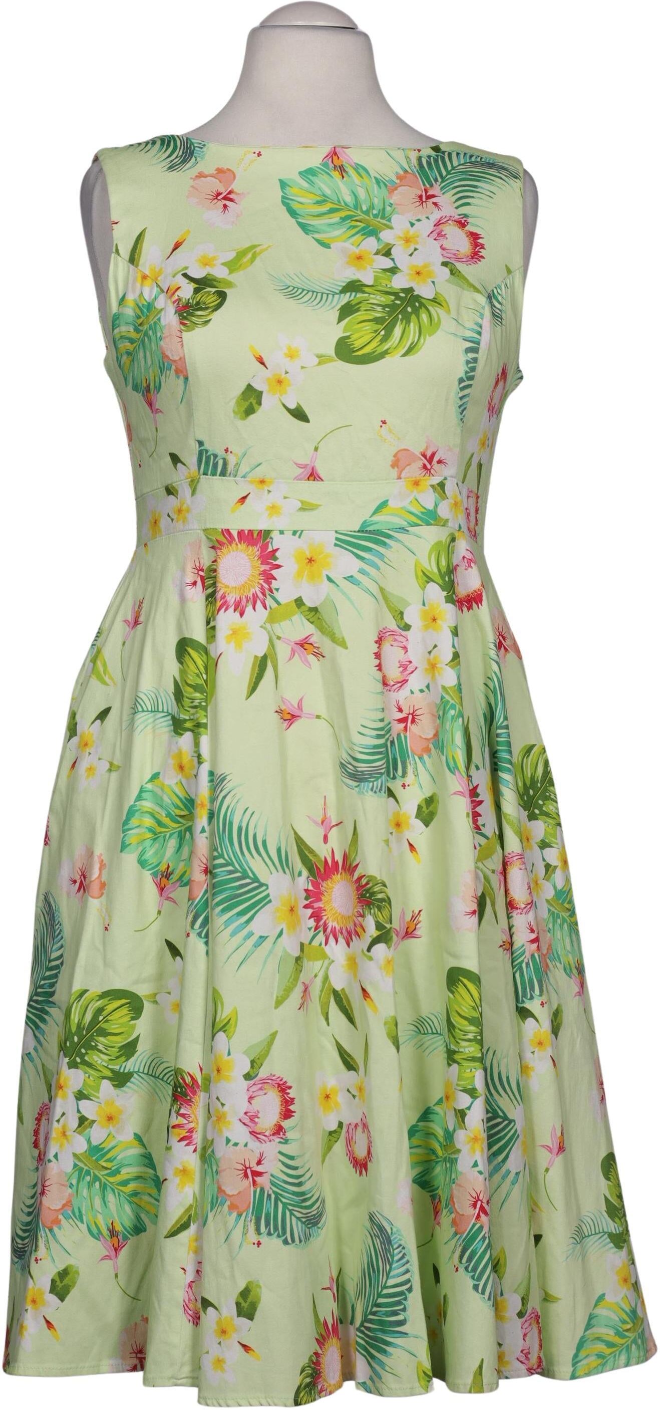 Hearts Roses Damen Kleid, Mehrfarbig, Gr. XL, Elasthan / Baumwolle - Second Hand