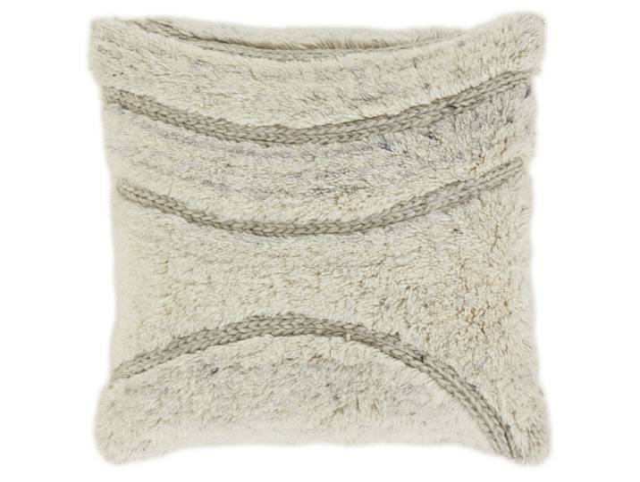 Modern Teppich Kissen Teppich 49x49 Handgewebt Orientteppich Quadratisch Wolle