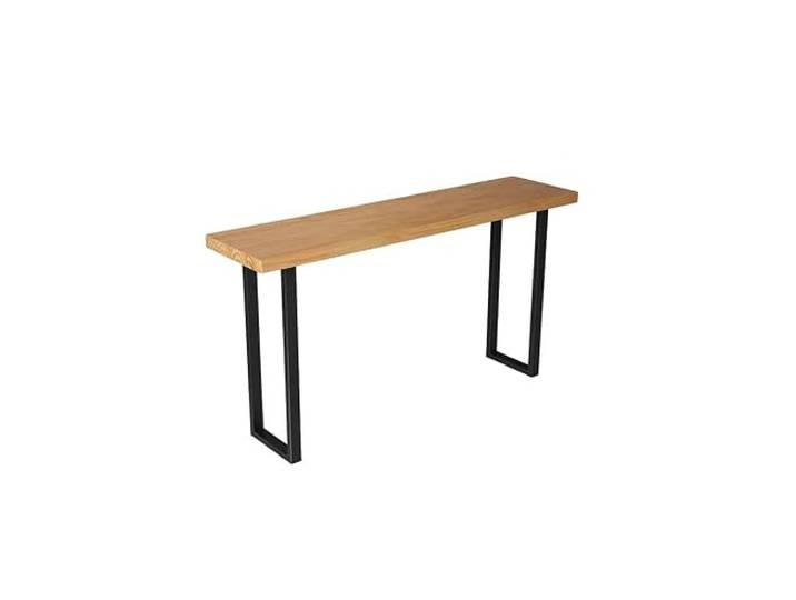 loeusjfnr Langer Bartisch Massivholz-Stehtisch an der Wand, Balkon zu Hause, einfacher Langer Tisch, Stehtisch for Bar, Café