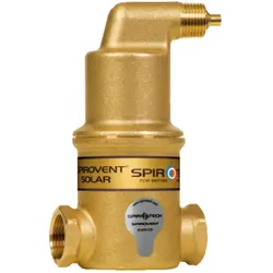 SpiroTech, Kabelleitung, SpiroVent Solar Autoclose Mikroblasenabscheider, DN 20 (3/4")