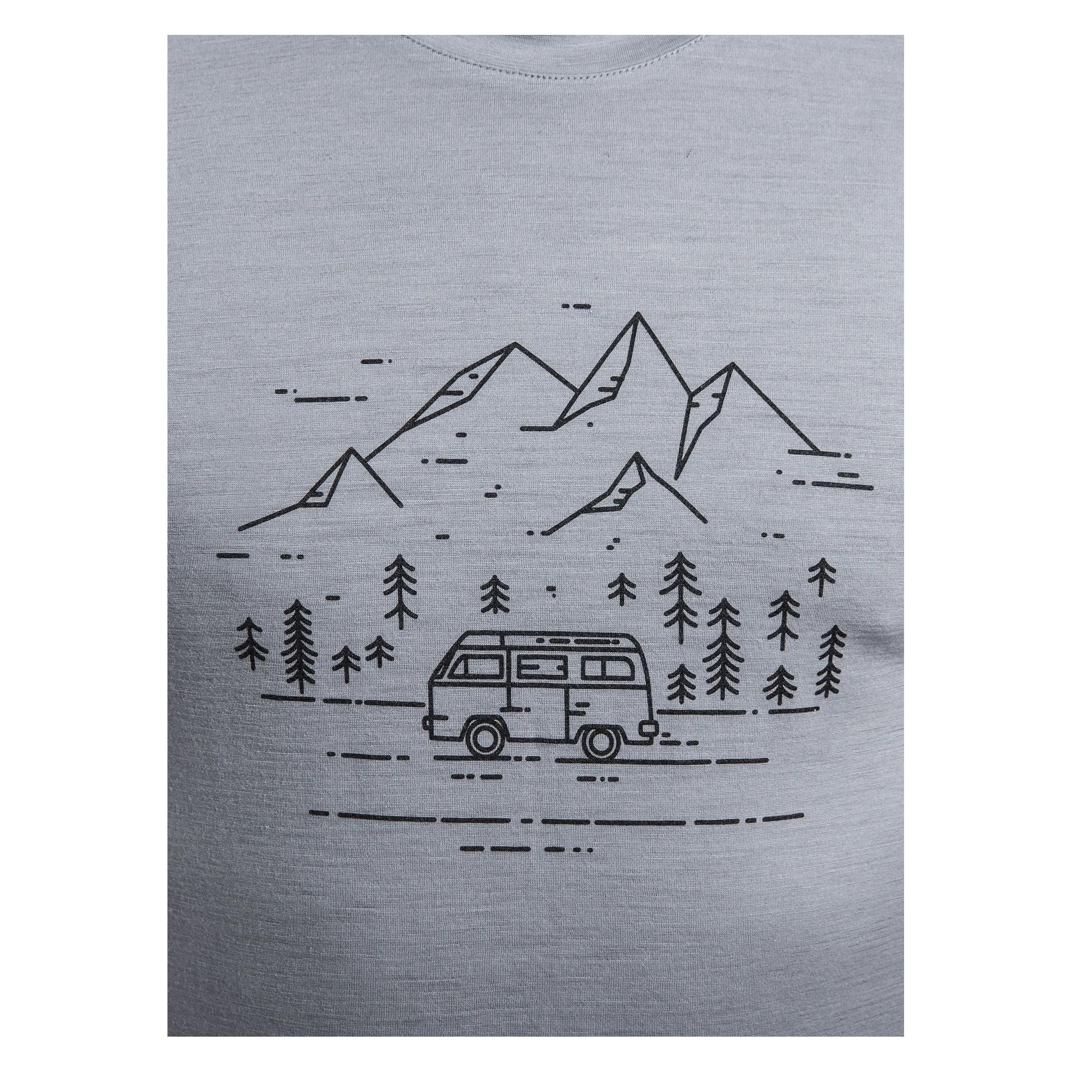 No Name Koszulka merino Sensor Merino Active PT Tee S/S - grey rozmiar: m (M) (690695)