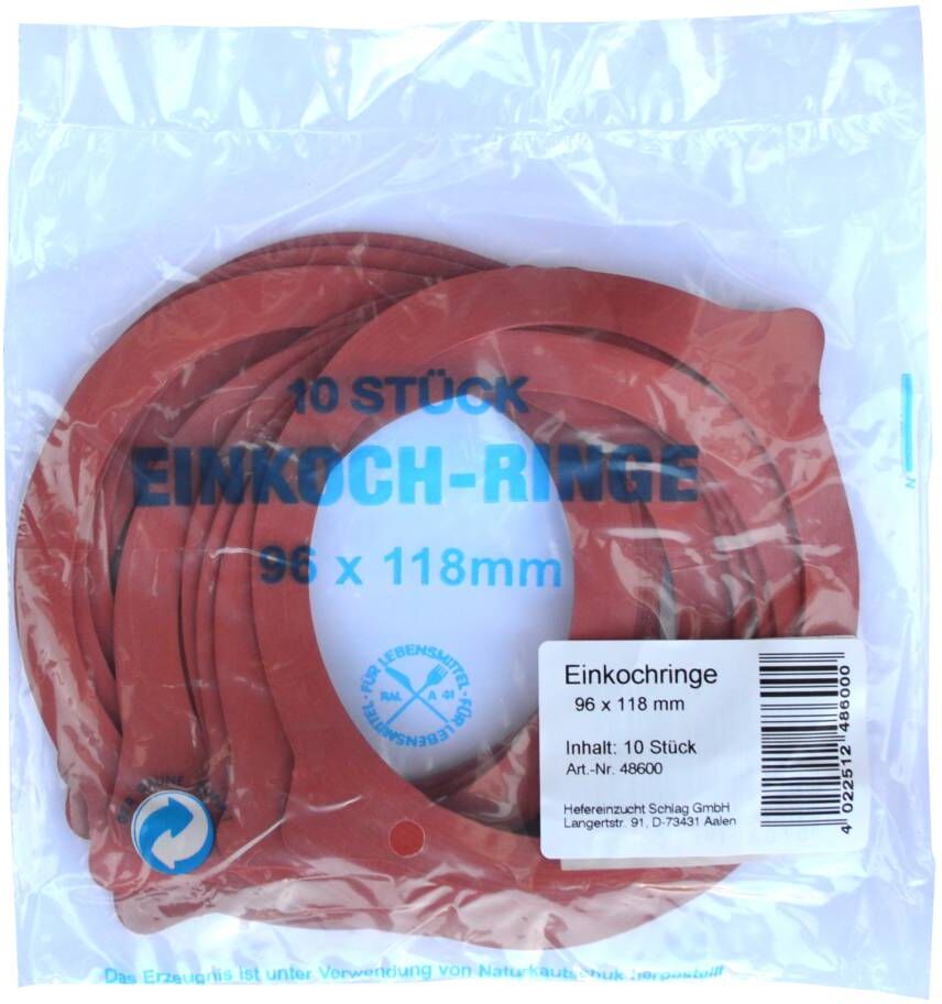 Vina Einkochringe 96 x 118 mm 10 Stück