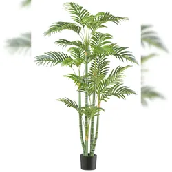 CREATIV green künstliche Pflanze Bambuspalme, 155cm