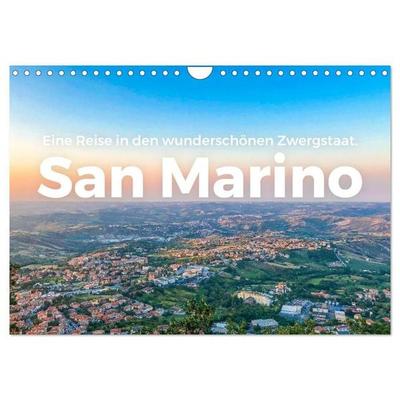 San Marino - Eine Reise in den wunderschönen Zwergstaat. (Wandkalender 2027 DIN A4 quer), CALVENDO Monatskalender