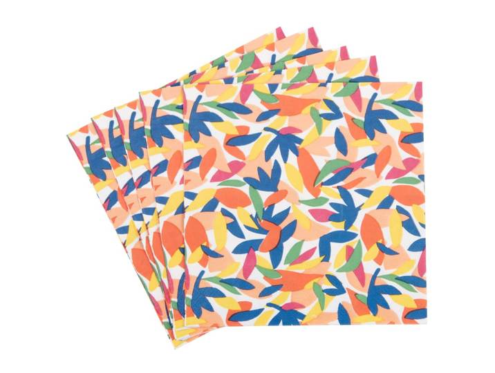 Papierservietten mit buntem Motiv, 20 Stück
