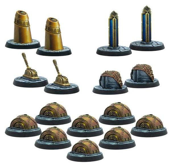 Modiphius De Oude Scrolls Oproep tot de Wapens – Dwemer Markers & Tokens