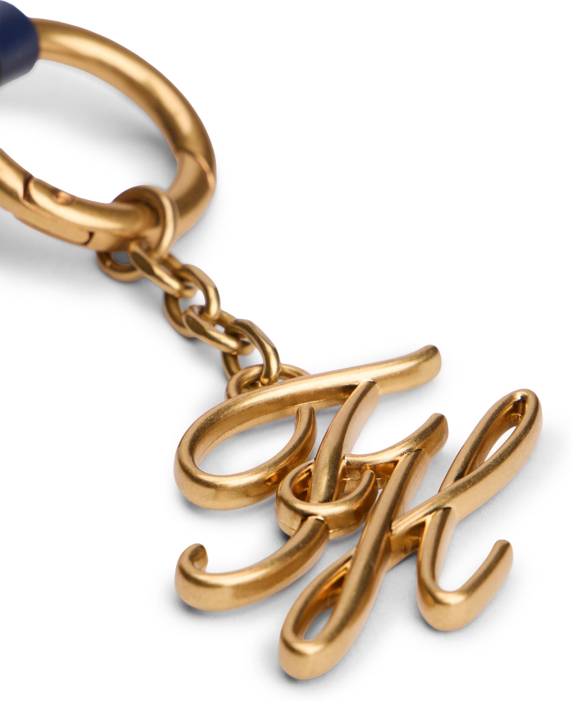 Schlüsselanhänger TOMMY HILFIGER "TH CHARMS SCRIPT", Damen, bunt (rot), Leder, Schlüsselanhänger Schlüsselanhänger, Damen Taschenanhänger, Accessoires, Bag Charm, Taschen Charm rot Einheitsgröße