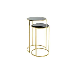 Beistelltisch 2er Set   ¦ gold ¦ Maße (cm): H: 60  Ø: 35.0