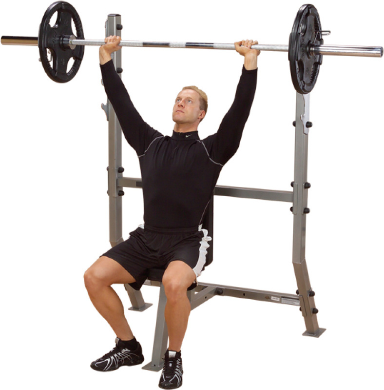 Body-Solid Schulterbank Schulter Drückerbank Shoulder Press Workout Schulter Training für Homegym & Fitnessstudio