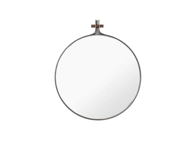 Kristina Dam Studio Dowel Spiegel Stainless steel Ø35 cm