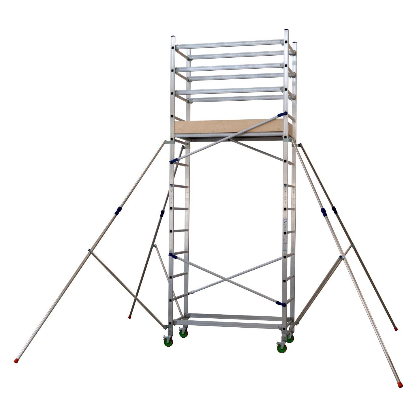 Facal Modulares Fahrgerüst aus Aluminium mit einer Arbeitshöhe von 4,80 m. (Gerüst, 620 cm) (31340968)