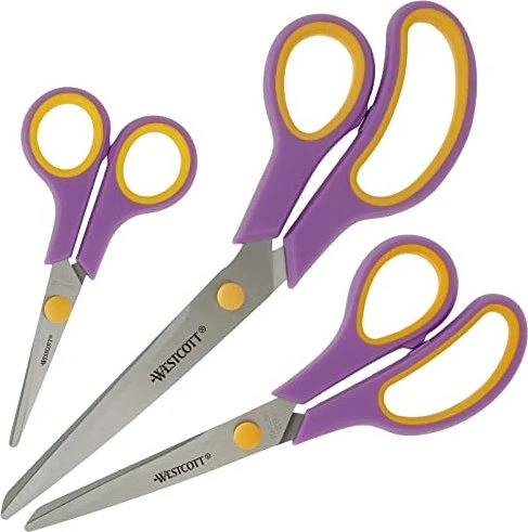 WESTCOTT Papierscheren-Set Easy Grip, 3 St. N-90029 00