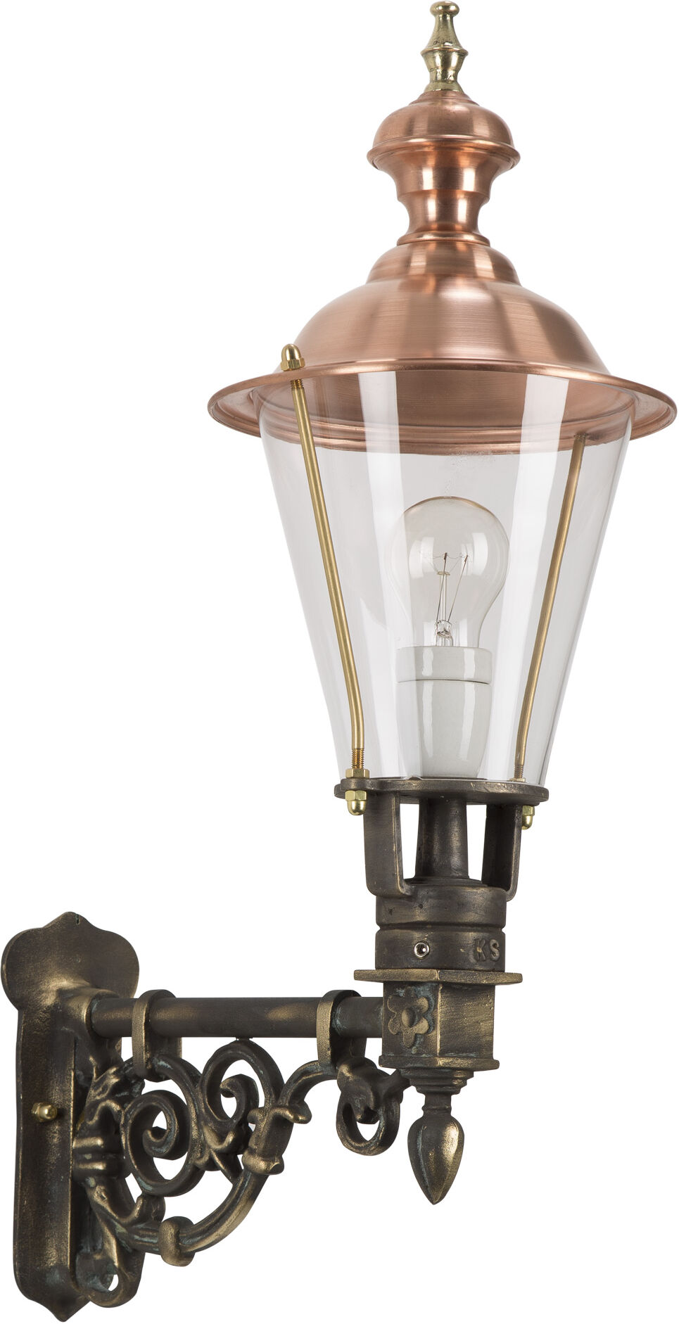 KS Verlichting Buitenlamp Bronzen Waldburg L