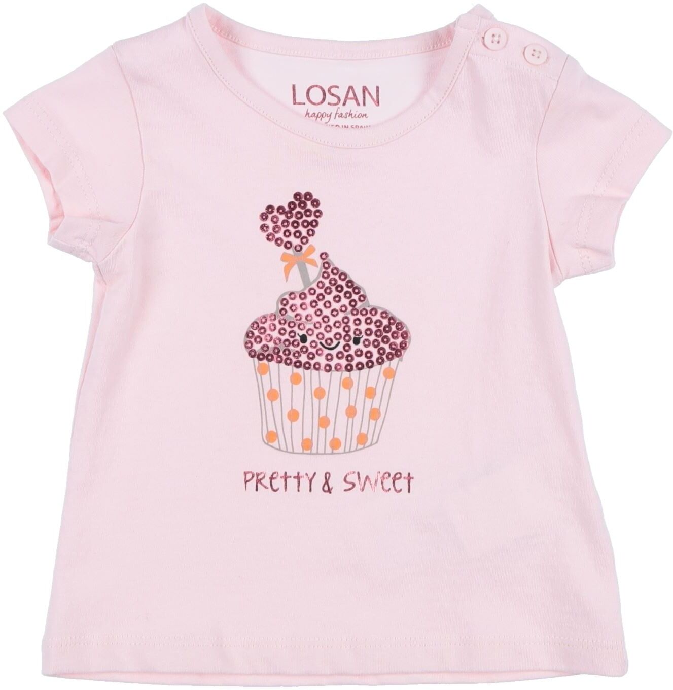 Losan Camiseta Chica Rosa claro 3,6 Chica