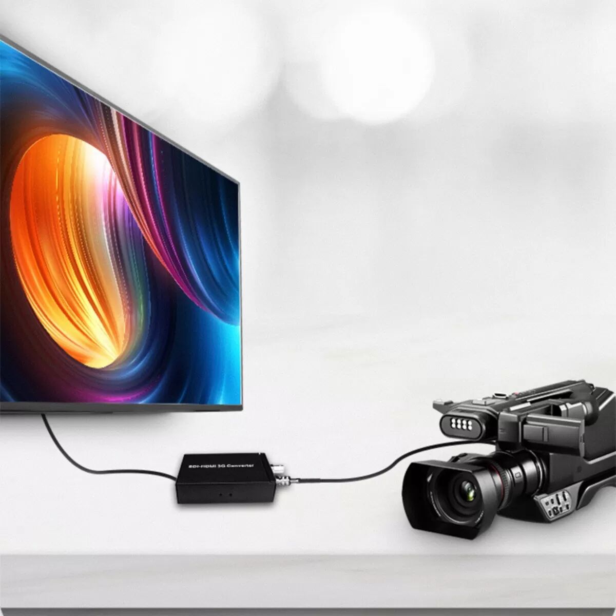 INF Convertisseur vidéo SDI vers HDMI - Grade diffusion 3G-SDI, Support 1080p
