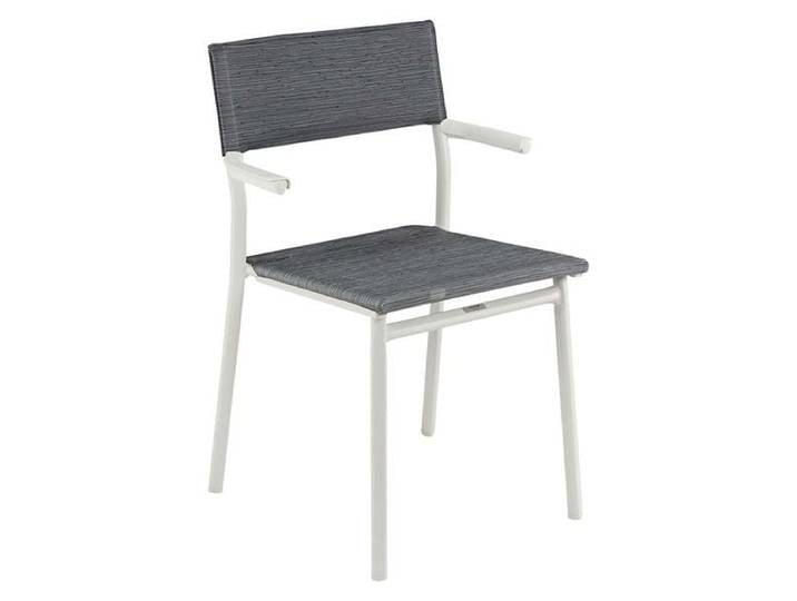 Lafuma Oron Stapelsessel Aluminium/Batyline Duo Dunkelgrau