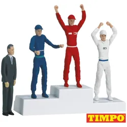 CARRERA DIVERSE - Siegerpodest mit Figuren