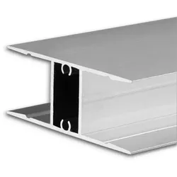 ISOLED LED Aufbau-/ Leuchtenprofil HIDE DOUBLE, Up&Down, Aluminium, 200cm, Alu eloxiert ISO-114800