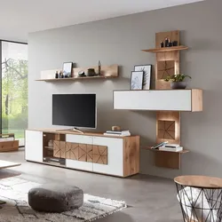 Hartmann Wohnwand Caya Holz Braun Eiche