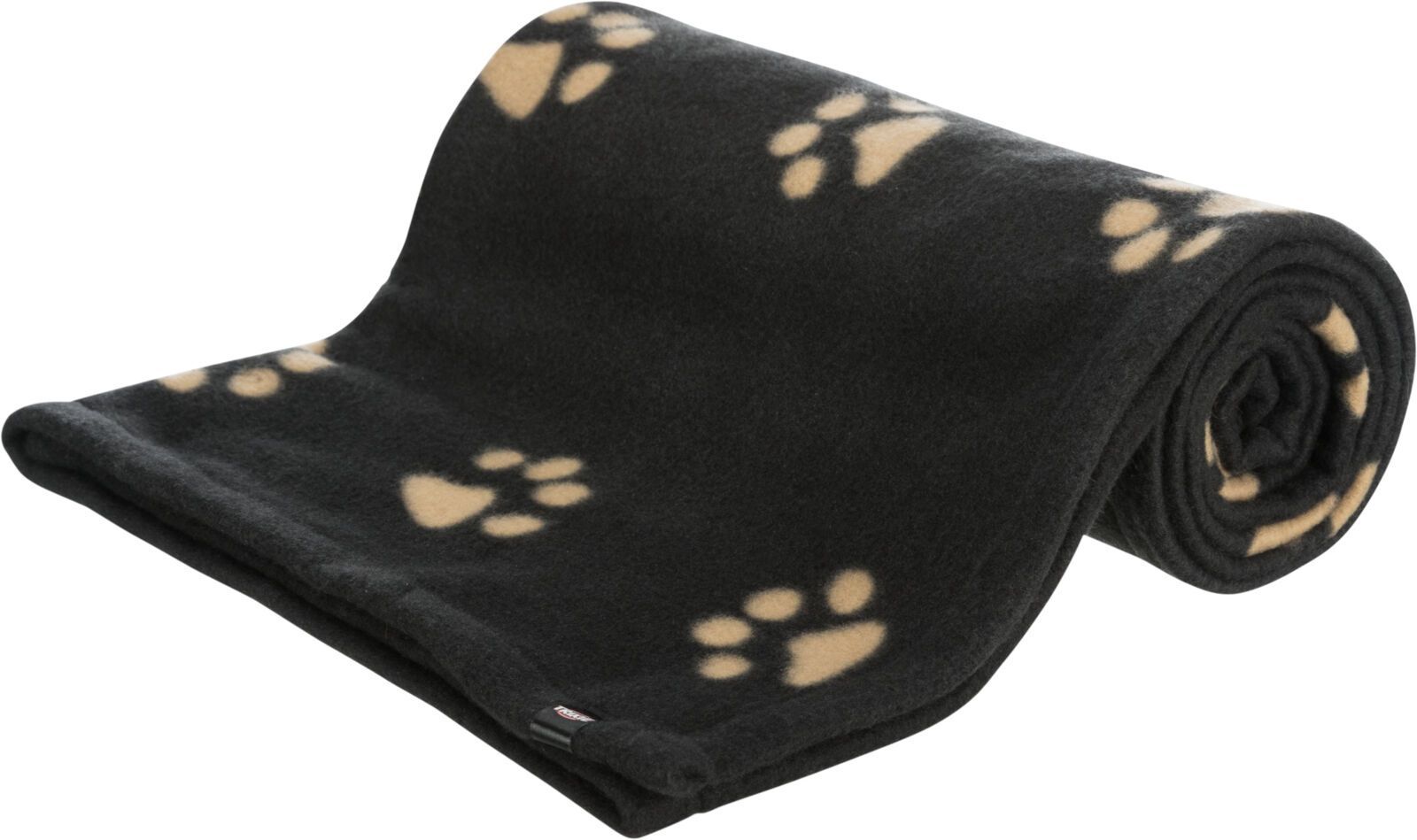 TRIXIE Decke Barney, Fleece, 150 x 100 cm, schwarz / beige