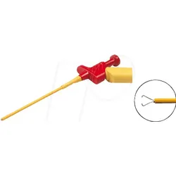 KLEPS 250 RT - Klemmprüfspitze, 4 mm, geschützt, rot