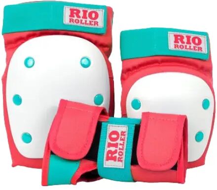 Protektoren Set Rio Roller Triple Skate (M - Red/Mint)