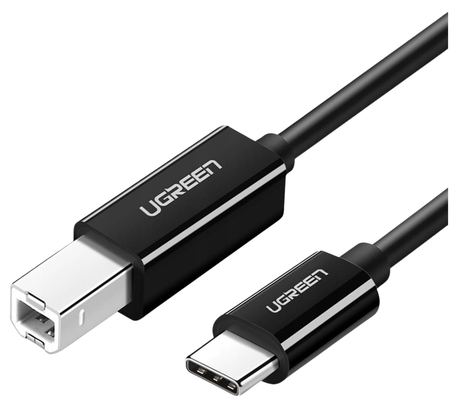 Ugreen USB-C naar Mini-USB B kabel, USB 2.0, 2 meter, zwart