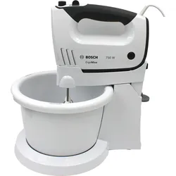 Bosch MFQ37490 ErgoMixx Handmixer-Set 750W weiß/grau