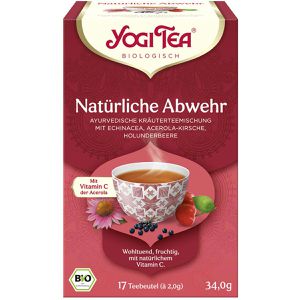 YogiTea Tee Natürliche Abwehr, BIO, Kräutertee, 34 g, 17 Beutel