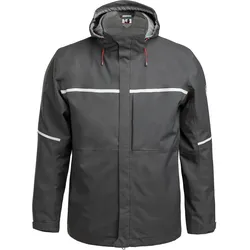 QUALITEX HIGH QUALITY WORKWEAR Hardshelljacke RESIST anthrazit Herren: 3XL